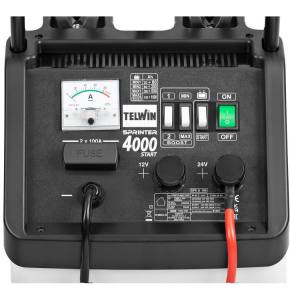 Telwin Sprinter 4000: 12V/24V Ladegerät und Starthilfegerät (Booster) 400 A