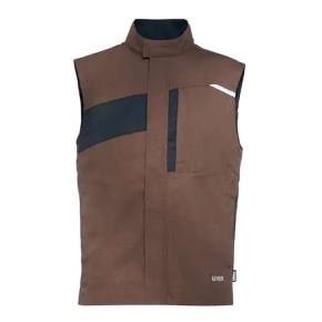 Workwear Weste uvex kakao-braun Größe XL