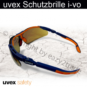 uvex Sonnenschutzbrille i-vo blau/orange getoent UV400