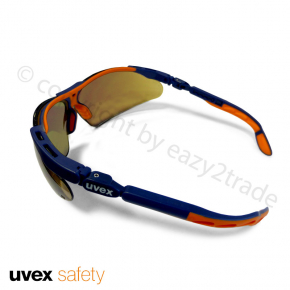 uvex Sonnenschutzbrille i-vo blau/orange getoent UV400