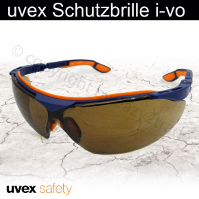 uvex Sonnenschutzbrille i-vo blau/orange getoent UV400