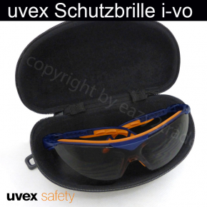 uvex Sonnenschutzbrille i-vo blau/orange getoent UV400