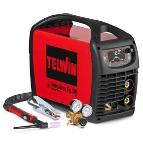 Technology Tig 230 DC Telwin | WIG DC + E-Hand | max. 220 A mit HF/Lift Zündung | Zubehör